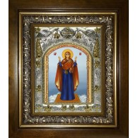 Икона освященная "Нерушимая стена, икона Божией Матери", в киоте 20x24 см фото