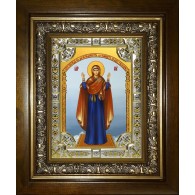 Икона освященная "Нерушимая стена, икона Божией Матери", в киоте 24х30 см фото