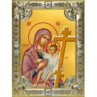 Икона освященная "Новоникитская икона Божией Матери", 18x24 см фото