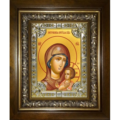 Икона освященная "Петровская икона Божией Матери", 18x24 см фото