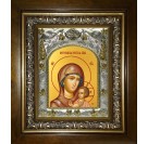 Икона освященная "Петровская икона Божией Матери", в киоте 20x24 см