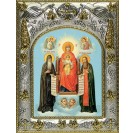 Икона освященная "Печерская икона Божией Матери", 14x18 см