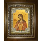 Икона освященная "В родах Помощница, икона Божией Матери", в киоте 24x30 см