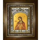 Икона освященная "В родах Помощница, икона Божией Матери", в киоте 20x24 см