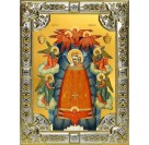 Икона освященная "Прибавление Ума, икона Божией Матери", 18x24 см, со стразами