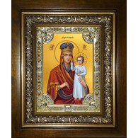 Икона освященная "Призри на смирение, икона Божией Матери", в киоте 24x30 см фото