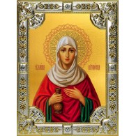 Икона освященная "Иоанна Мироносица", 18x24 см, со стразами фото