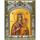 Икона освященная "Рудневская икона Божией Матери", 14x18 см