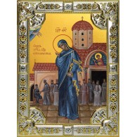Икона освященная "Светоявленная икона Божией Матери", 18x24 см, со стразами фото