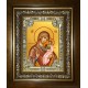 Икона освященная "Седмиезерская икона Божией Матери", в киоте 24x30 см