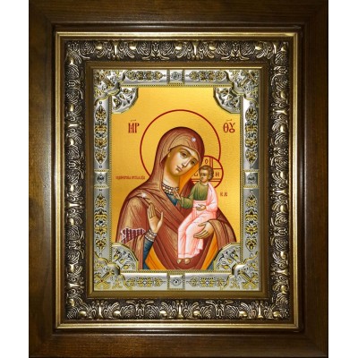 Икона освященная "Седмиезерская икона Божией Матери", в киоте 24x30 см фото