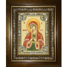 Икона освященная "Семистрельная икона Божией Матери", в киоте 24x30 см