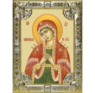 Икона освященная "Семистрельная икона Божией Матери", 18x24 см, со стразами