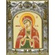 Икона освященная "Семистрельная икона Божией Матери", 14x18 см