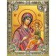 Икона освященная "Скоропослушница, икона Божией Матери", 18x24 см, со стразами