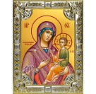Икона освященная "Скоропослушница, икона Божией Матери", 18x24 см, со стразами