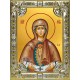 Икона освященная "Слово плоть бысть, икона Божией Матери", 18x24 см, со стразами