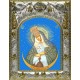 Икона освященная "Остробрамская икона Божией Матери", 14x18 см