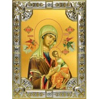 Икона освященная "Страстная икона Божией Матери", 18x24 см фото