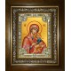 Икона освященная "Страстная икона Божией Матери", в киоте 24x30 см