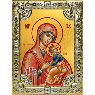 Икона освященная "Страстная икона Божией Матери", 18x24 см фото