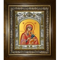 Икона освященная "Страстная икона Божией Матери", в киоте 20x24 см фото