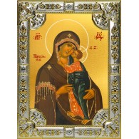 Икона освященная "Толгская икона Божией Матери", 18x24 см, со стразами фото