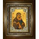 Икона освященная "Толгская икона Божией Матери", в киоте 24x30 см