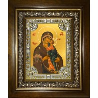 Икона освященная "Толгская икона Божией Матери", в киоте 24x30 см фото