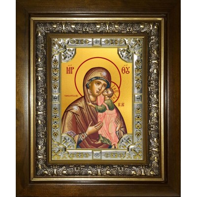 Икона освященная "Толгская икона Божией Матери", в киоте 24x30 см фото
