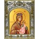 Икона освященная "Тотемская икона Божией Матери", 14x18 см