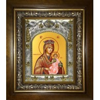 Икона освященная "Тотемская икона Божией Матери", в киоте 20x24 см фото