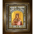 Икона освященная "Тотемская икона Божией Матери", в киоте 20x24 см