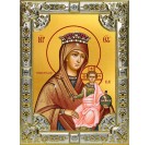 Икона освященная "Тотемская икона Божией Матери", 18x24 см, со стразами