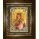 Икона освященная "Тотемская икона Божией Матери", в киоте 24x30 см