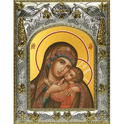Икона освященная "Умиление, икона Божией Матери", 14x18 см фото