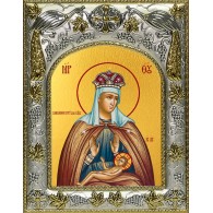 Икона освященная "Умиление, икона Божией Матери", 14x18 см фото