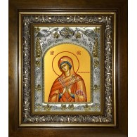 Икона освященная "Умягчение злых сердец, икона Божией Матери", в киоте 20x24 см фото