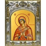 Икона освященная "Умягчение злых сердец, икона Божией Матери", 14x18 см фото