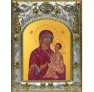 Икона освященная "Хлебная (Хлебенная) икона Божией Матери", 14x18 см