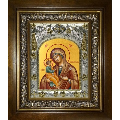 Икона освященная "Холмская икона Божией Матери", в киоте 20x24 см фото