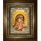Икона освященная "Чухломская икона Божией Матери", в киоте 24x30 см