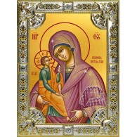 Икона освященная "Шуйская икона Божией Матери", 18x24 см, со стразами фото