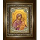 Икона освященная "Югская икона Божией Матери", в киоте 24x30 см