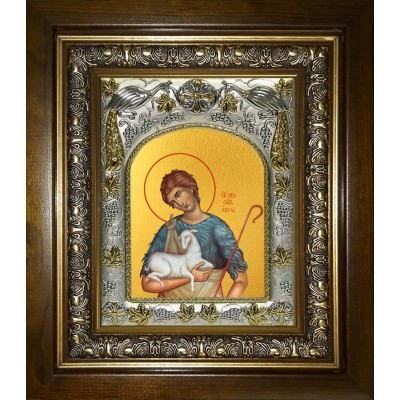 Икона освященная "Авель праотец", в киоте 20x24 см фото