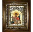 Икона освященная "Александр Невский, благоверный князь", в киоте 20x24 см