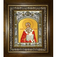 Икона освященная "Аполлинарий Равеннский епископ, священномученик", в киоте 20x24 см фото