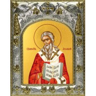 Икона освященная "Аполлинарий Равеннский епископ, священномученик", 14x18 см фото