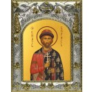 Икона освященная "Борис благоверный князь-страстотерпец", 14x18 см