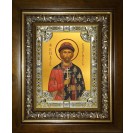 Икона освященная "Борис благоверный князь-страстотерпец", в киоте 24x30 см